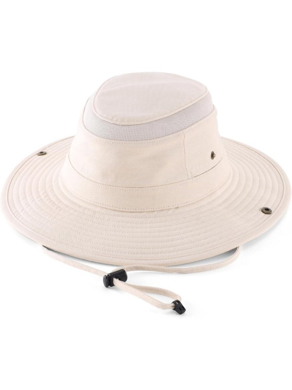 Wide Brim UPF 50+ Sun Hat - Foldable Cotton Bucket Hat for Men, Fishing & Beach